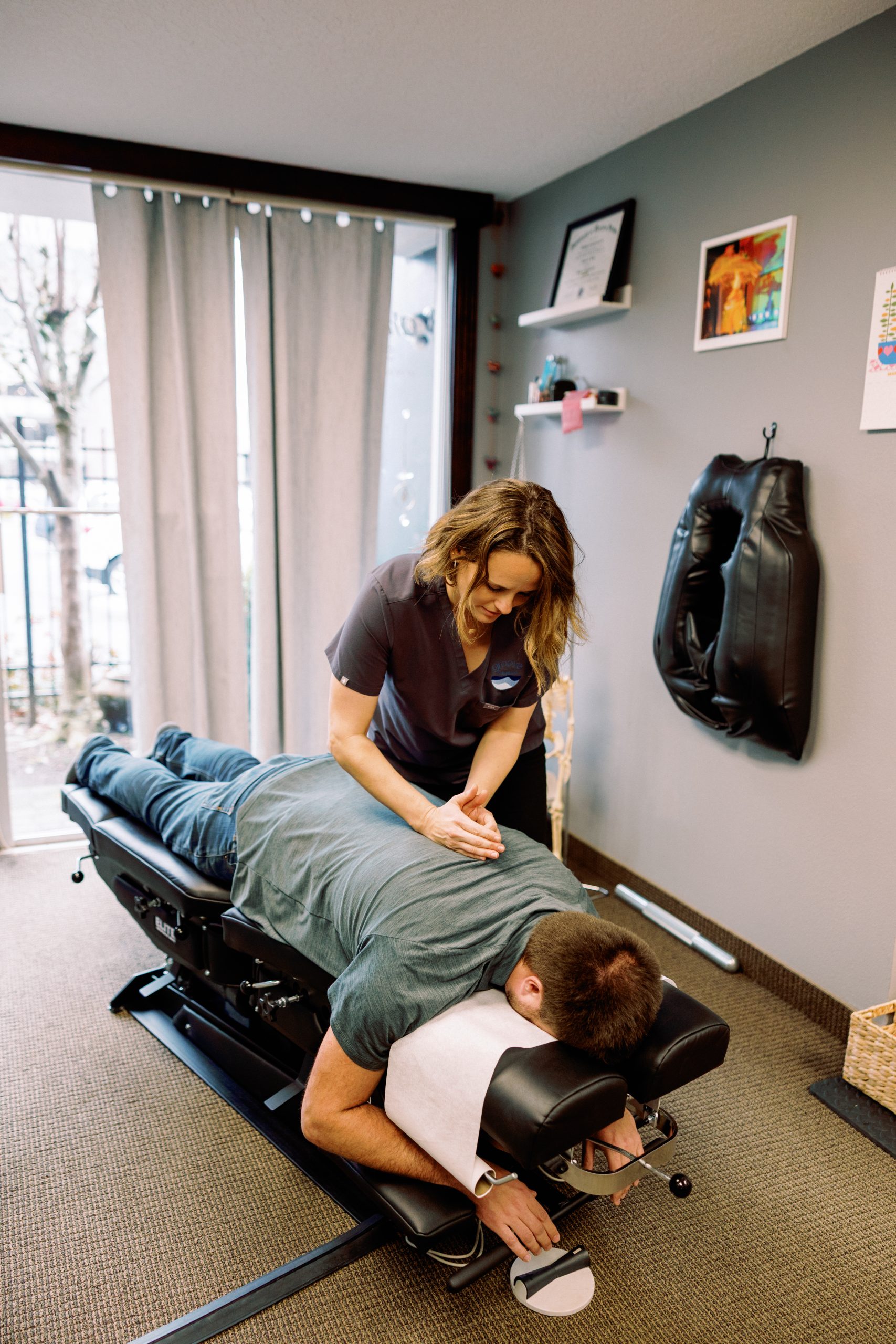 Thoracic spine mobility testing