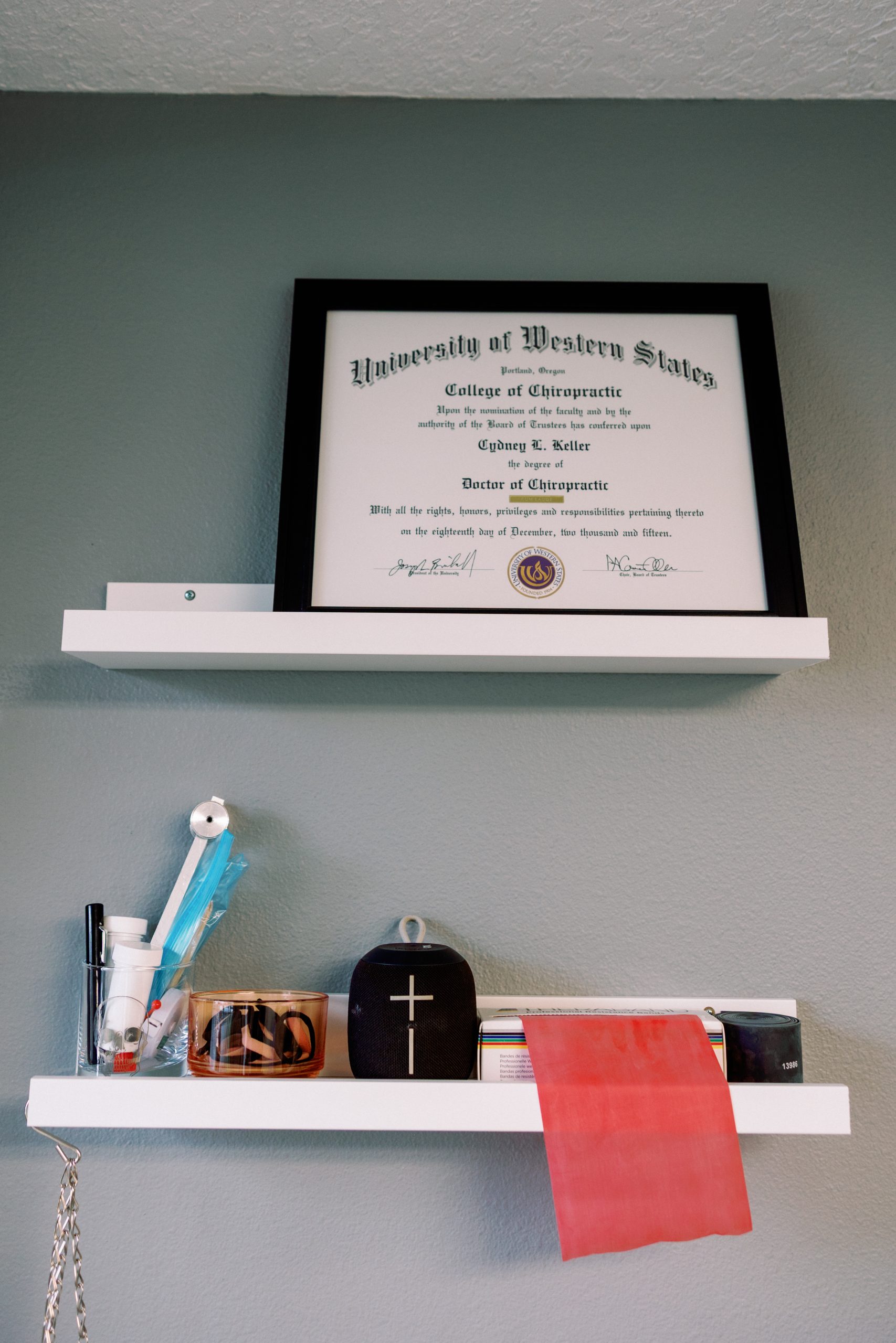 University of Western States Doctorate of Chiropractic diploma